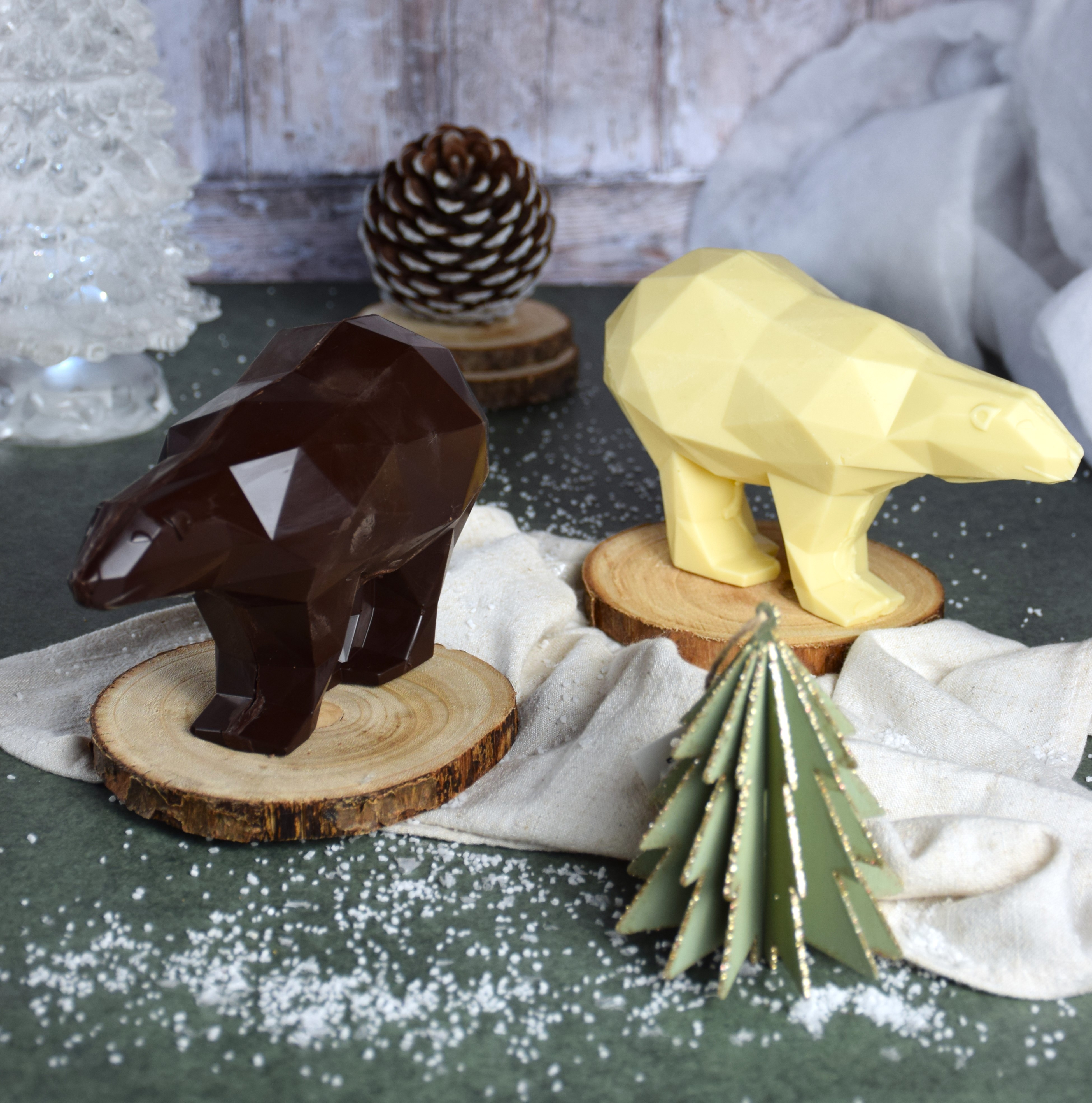 Ours polaire en chocolat